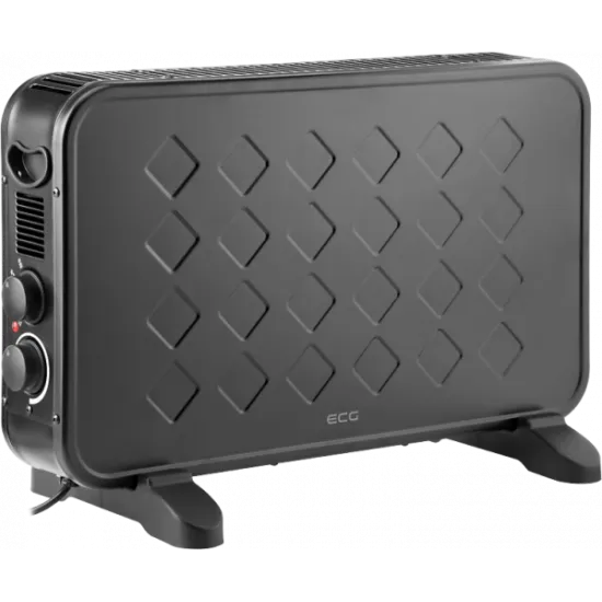 ECG TK2030 T BLACK elektromos konvektor 1200/2000W