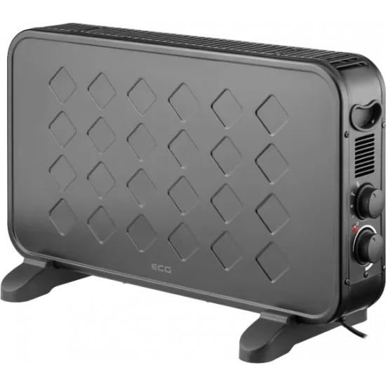ECG TK2030 T BLACK elektromos konvektor 1200/2000W