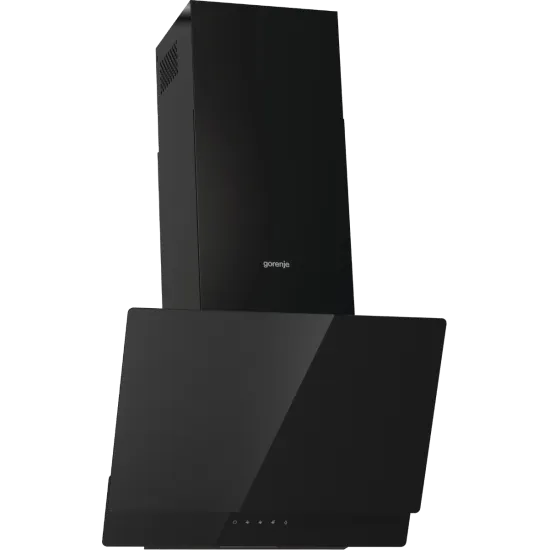 Gorenje WHI649EB beépíthető falra szerelhető döntött kürtös konyhai elszívó, 60x33.5x38 cm, fekete szín 