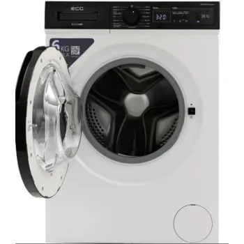 ECG EWS 601001  keskeny 41,5 cm mély BlackLine elöltöltős mosógép, 59.7x41.5x84.5 cm 