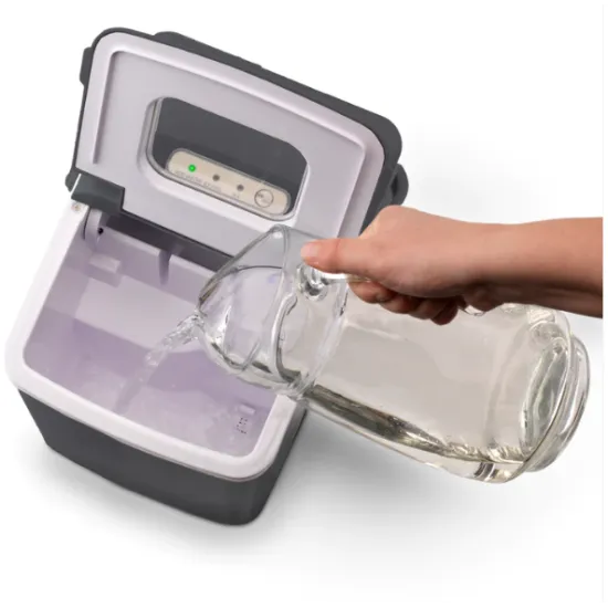 Trebs 99363 jégkockagép készítő gép 1,8 literes űrtartalommal, antracit színű 