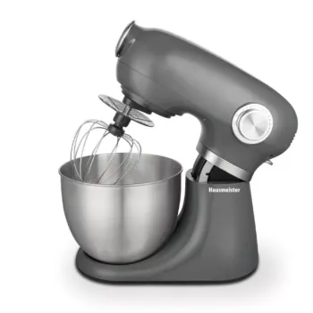 Hausmeister HM 5601A szürke 1000W robotgép dagasztó-, keverő- és habverő 5l rozsdamentes keverő tál HM5601A