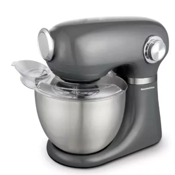 Hausmeister HM 5601A szürke 1000W robotgép dagasztó-, keverő- és habverő 5l rozsdamentes keverő tál HM5601A