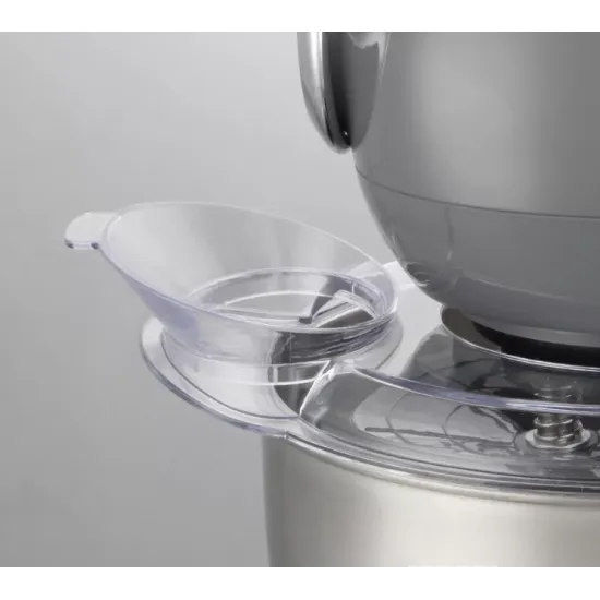 Hausmeister HM 5601A szürke 1000W robotgép dagasztó-, keverő- és habverő 5l rozsdamentes keverő tál HM5601A