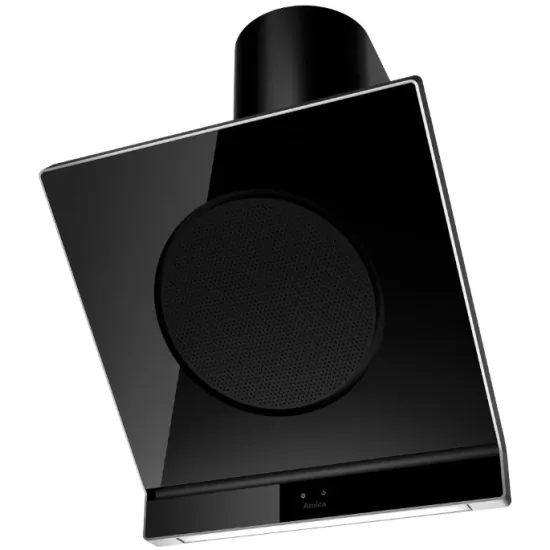 Amica IN 600 BS beépíthető kürtös konyhai elszívó 60cm,700m3/h,fekete