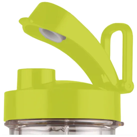 Trebs 99331 Smoothie-To-Go, Comfortjuicer rozsdamentes acél turmixgép 2 db zöld ivópohárral