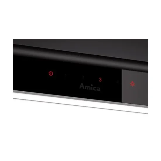 Amica IN 600 BS beépíthető kürtös konyhai elszívó 60cm,700m3/h,fekete