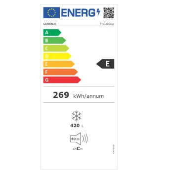 Gorenje FHC42EAW fagyasztóláda 420L, 144.8x72.1x85.2 cm 