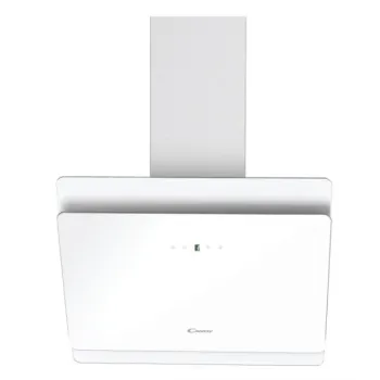 Candy CVMA60B beépíthető falra szerelhető döntött kürtös konyhai elszívó, 60cm széles, LED világítás