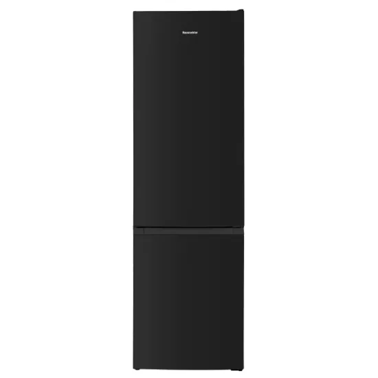 Hausmeister HM3195E fekete alulfagyasztós kombinált hűtőszekrény 180X55X56cm