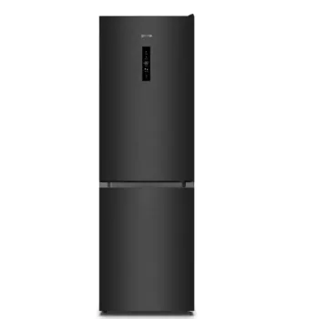 Gorenje NRK619CABXL4 No Frost Plus alulfagyasztós kombinált hűtőszekrény,207/97L, 59.5x59x186 cm, fekete 