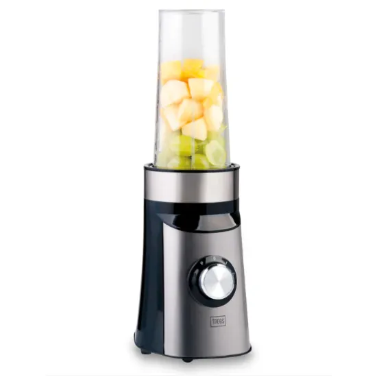 Trebs 99242 Smoothie to go, Comfortjuicer turmixgép ivópohárral, rozsdamentes acél