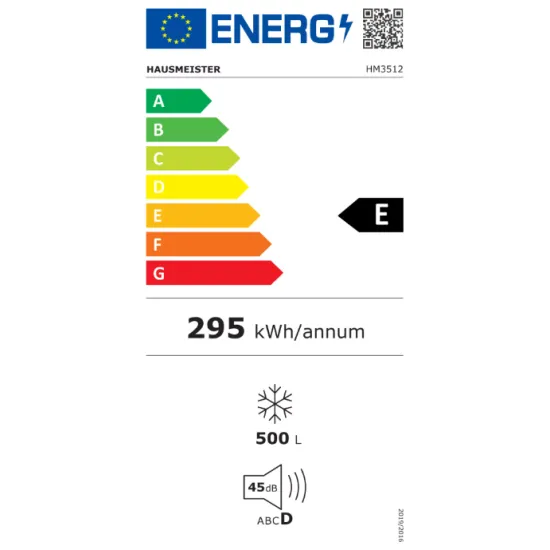 Hausmeister HM3512 500 literes fagyasztóláda