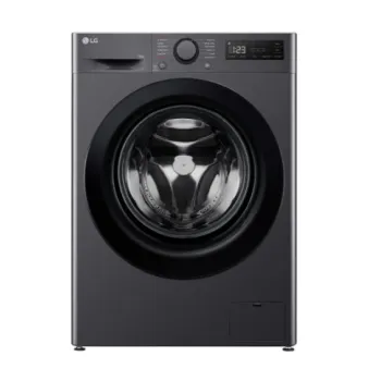 LG F4WR510SBM elöltöltős mosógép 10kg, gőzfunkcióval, antracit szín, Inverter Direct Drive, 60x56.5x85 cm