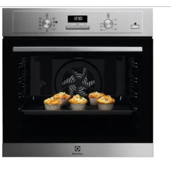 Electrolux EOD3H70X beépíthető hőlégkeveréses sütő Aqua Clean tisztítással, 59.4x56.9x59.4 cm, inox 