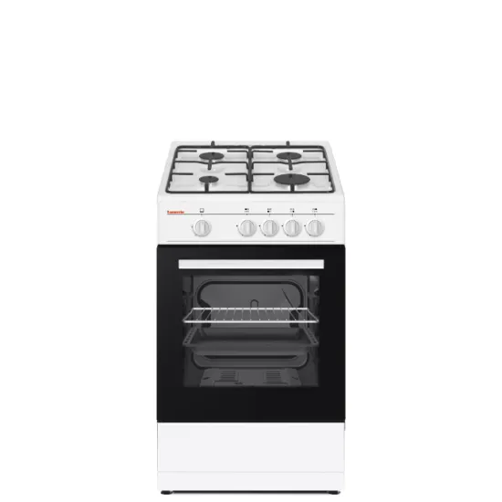 Hausmeister HM5026 gáztűzhely palackos fúvóka készlettel, dísztető nélküli készülék, palackos vagy vezetékes gázra 