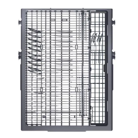 Candy CF1C7SB1FX keskeny mosogatógép, 11 terítékes, WIFI, inverter motor, 3kosár, automatikus ajtónyitás, 44.8x60.5x84.6 cm, inox 