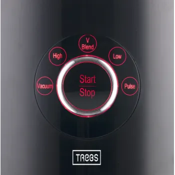 Trebs 99349 turmix komfort facsaró 5 funkcióval és műanyag pohár 1,5L, fehér/fekete 