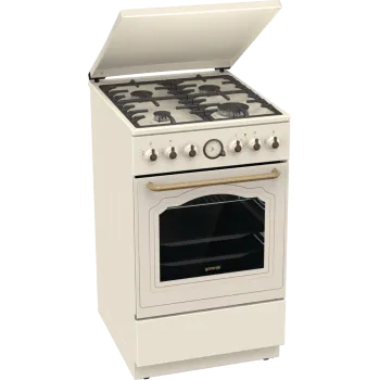 Gorenje GKS5C71CLI kombinált tűzhely extra gőzfunkcióval Classico Design, 50x59.4x85 cm 