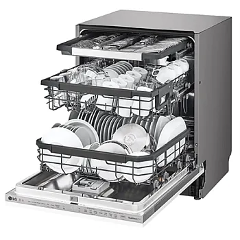 LG DB325TXS beépíthető mosogatógép 14 terítékes, Wifi, Inverter Direct Drive, gőzfunkció