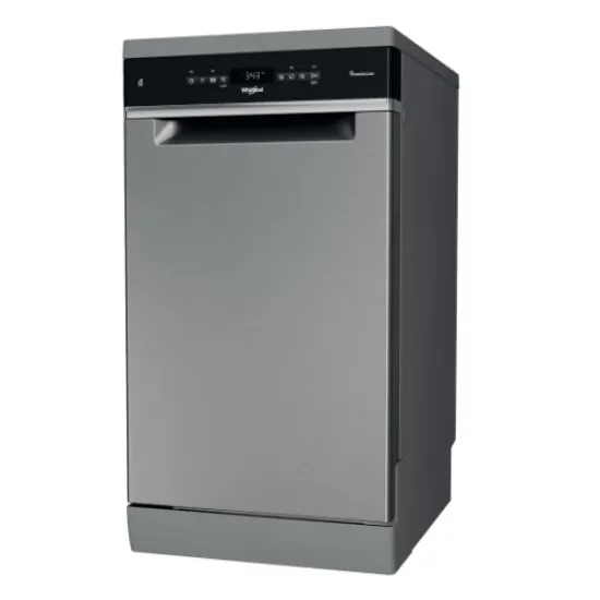 Whirlpool WSFO 3O23 PF X keskeny mosogatógép inox, 10 teríték