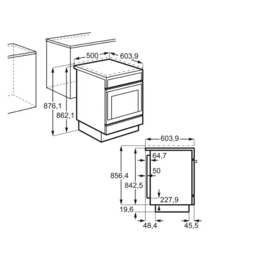 Electrolux LKK560232X inox kombinált tűzhely, hangjelzés; percszámlálás; időtartam és vége programozás; digitális programóra, egykezes szikragyújtás, tető nélkül