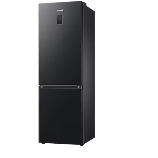 Samsung RB34C672DBN/EF No Frost, alulfagyasztós kombinált hűtőszekrény Wi-Fi-vel és körkörös hűtéssel, 344L,fekete