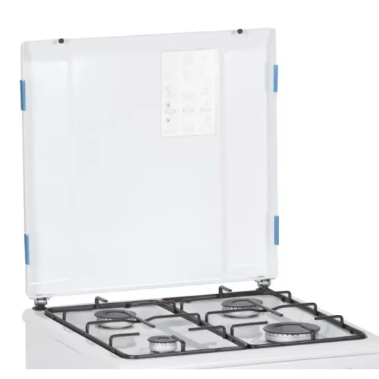 Hausmeister HM5027 gáztűzhely fém dísztetővel pb fúvóka készlettel, 49L, 49.8x61x86 cm