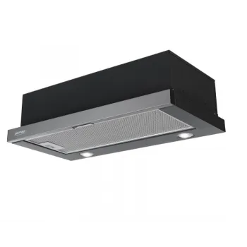 MPM-51-OS-74 beépíthető kihúzható konyhai elszívó, 50cm,inox előlap fekete váz