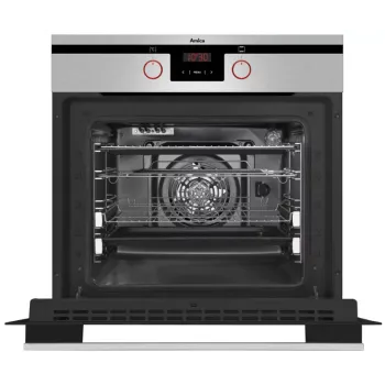 Amica MTP200IX beépíthető sütő pirolitikus tisztitás funkcióval inox 65L 