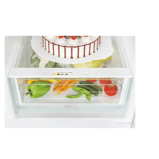 Candy CCE4T620DX Total NoFrost szürke alulfagyasztós kombinált hűtőszekrény Wifi, D energiaosztály 59.8x65.8x200 cm, szürke 