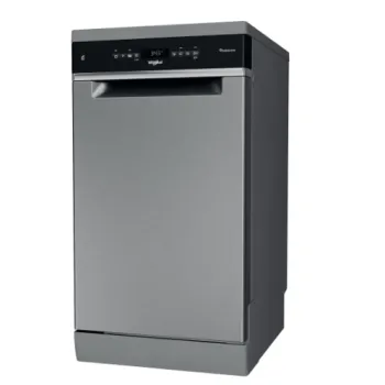 Whirlpool WSFO 3O34 PF X mosogatógép, 10 teríték, automatikus ajtónyitás, 45x59x85 cm, inox