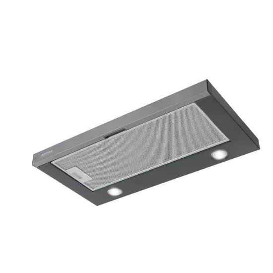 MPM-51-OS-74 beépíthető kihúzható konyhai elszívó, 50cm,inox előlap fekete váz