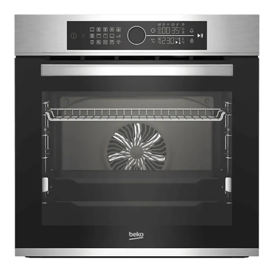 Beko BBIM12400XCS beépíthető katalitikus sütő 72L,gőztisztitás