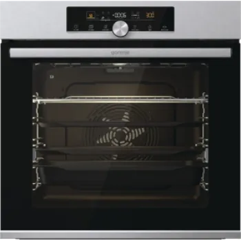 Gorenje BPS6747A06X beépíthető pirolitikus, multifunkciós sütő inox 77L, 59.5x56.4x59.5 cm, inox szín