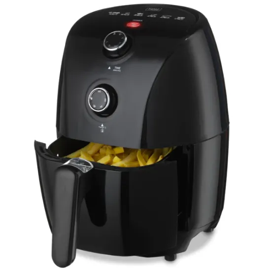 Trebs 99354 forrólevegős Air Fryer sütő,Comfortcook 1,5L, hideg tapintású fogantyúval és túlmelegedés elleni védelemmel, 900W, fekete