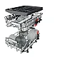 Whirlpool WSBO 3O34 PF X beépíthető keskeny 10 terítékes mosogatógép, 44.8x55.5x82 cm, inox szín 