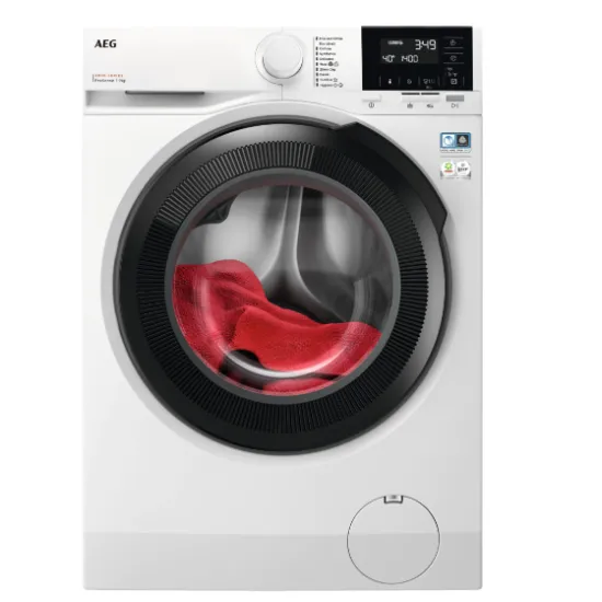 AEG LFR61844BE ProSense elöltöltős mosógép, ökoinverter motorral 9kg, 50L, Led kijelző, 1400f/perc, 59.6x60.2x84.7cm 
