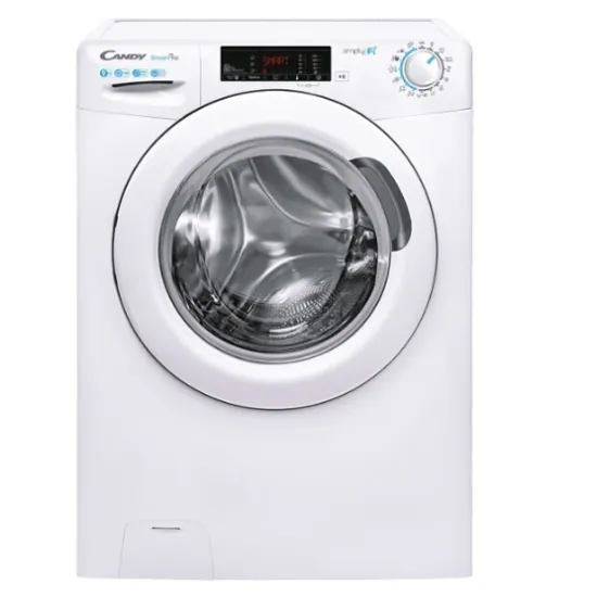 Candy CSO 1295TW4/1-S elöltöltős mosógép, 9 kg kapacitás, 1200 ford./perc, 16 program,MPS, WiFi, késleltetett indítás,