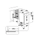 Whirlpool WSBO 3O34 PF X beépíthető keskeny 10 terítékes mosogatógép, 44.8x55.5x82 cm, inox szín 