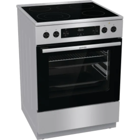 Gorenje GECS6C70XPA kerámialapos elektromos tűzhely, 71L, 60x60x85 cm