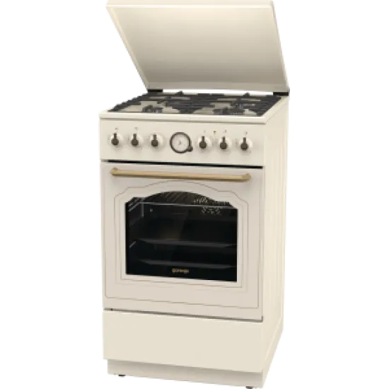 Gorenje GKS5C71CLI kombinált tűzhely extra gőzfunkcióval Classico Design, 50x59.4x85 cm 