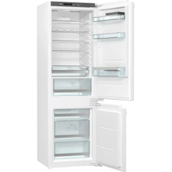 Gorenje RKI2181A1 beépíthető kombinált alulfagyasztós hűtőszekrény, 187/71L 