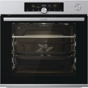 Gorenje BPSA6747A08X beépíthető pirolitikus sütő 77L, 59.5x56.4x59.5 cm, inox