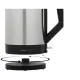 Clatronic WKS 3692 vízforraló, 1,5L, 2200W, fekete/rozsdamentes acél