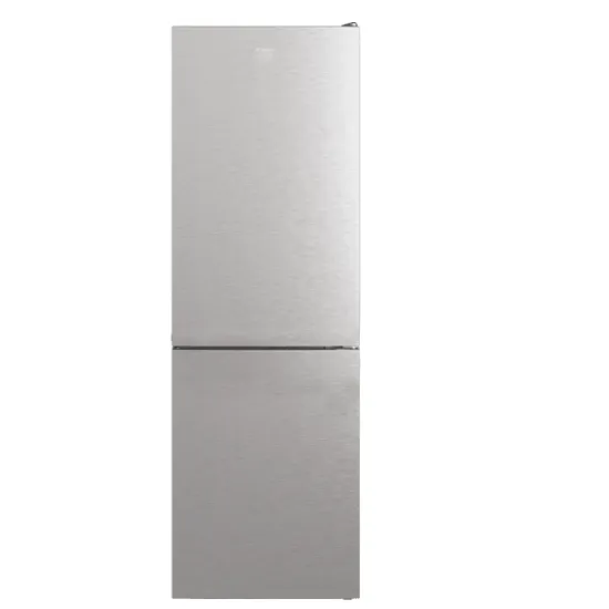Candy CCE4T618EX No Frost alulfagyasztós kombinált hűtőszekrény, E energiaosztály, 222L, 3 fagyasztórekesz, No Frost, inox,341L 