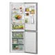 Candy CCE4T618EX No Frost alulfagyasztós kombinált hűtőszekrény, E energiaosztály, 222L, 3 fagyasztórekesz, No Frost, inox,341L 