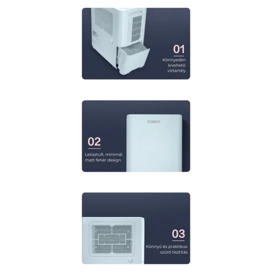 Tosot TDN20BE-K5EBA1A páramentesítő, párátlanító 20liter 