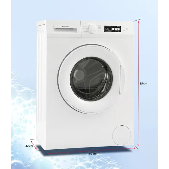 MPM MPM-4610-PV-37 elöltöltős mosógép 6 kg, 60x42x85 cm