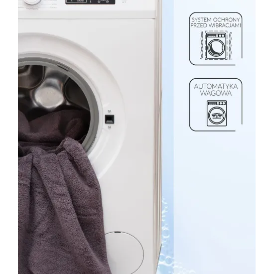 MPM MPM-4610-PV-37 elöltöltős mosógép 6 kg, 60x42x85 cm